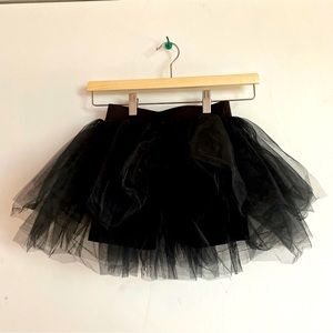 Black tutu with built in biker shorts